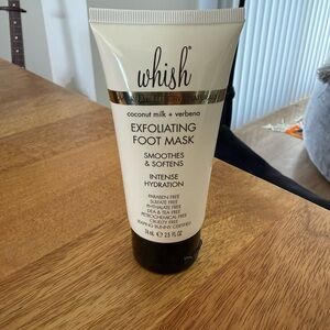 Whish - Exfoliating Foot Mask - 2.5 oz Coconut Milk + Verbena Paraben Organic